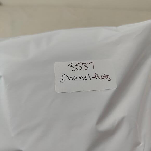 Chanel Leather Grosgrain Slingback Mules Womens 42C Black Flats NWOB FLAWED - Picture 10 of 10